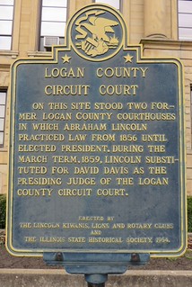 Logan County Circuit Court Marker (Lincoln, Illinois) | Flickr