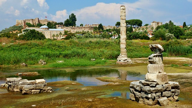 The Temple of Artemis, (Ancient Seven Wonder of the World) Ephesus, Selcuk, Turkey