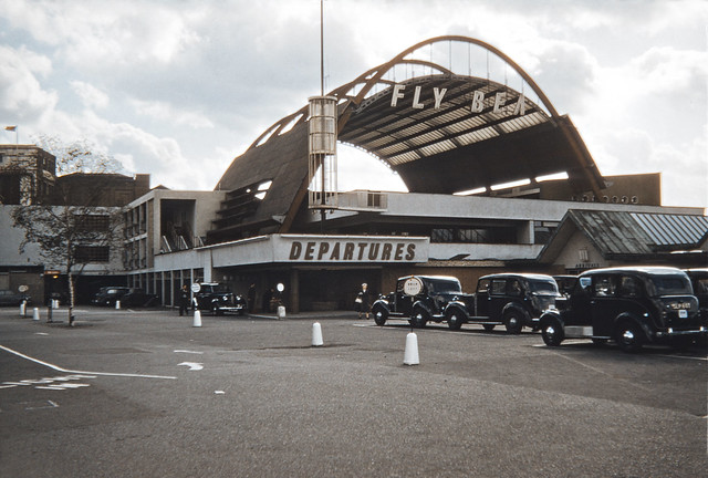 BEA Waterloo Terminal, London United Kingdom, 1956