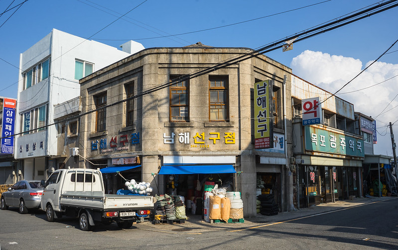 Colonial corner building, Mokpo, South Korea