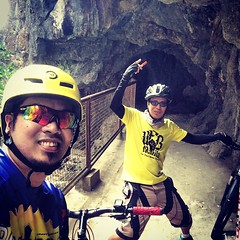 BadTrip (Badong & Trip) at Wawa Dam Rodriguez Rizal. 🚴🚵 #badtrip #wawadam #rodriguezrizal #bike #dam #04252015 #mtb #ufb #opismeyts #tunnel #tadyakpinoy #biking #morningride @loveanover