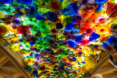 The Bellagio's Glass Flower Ceiling, Las Vegas, Nevada
