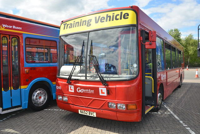 8246 NA52 BVC Go North East Driver Training Wright Cadet at Go North East Family Fun Day