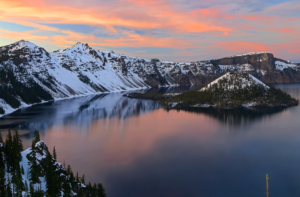Sunset on Crater Lake
