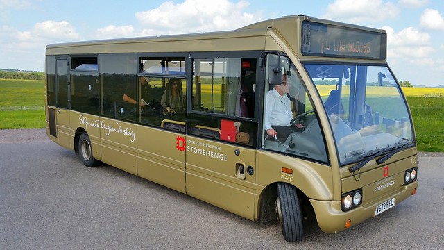 Shuttle bus at Stonehenge
