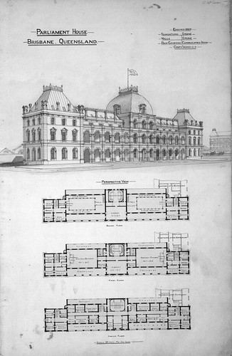  Plan  of Parliament House  Brisbane  With no other 