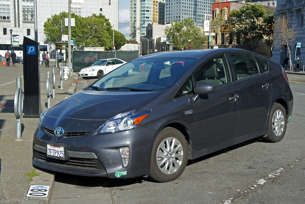 Image of Toyota Prius Plug-in Hybrid at Civic Center Plaza, San Francisco