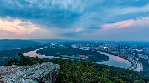 trees sunset chattanooga clouds us unitedstates tennessee lookoutmountain viveza2