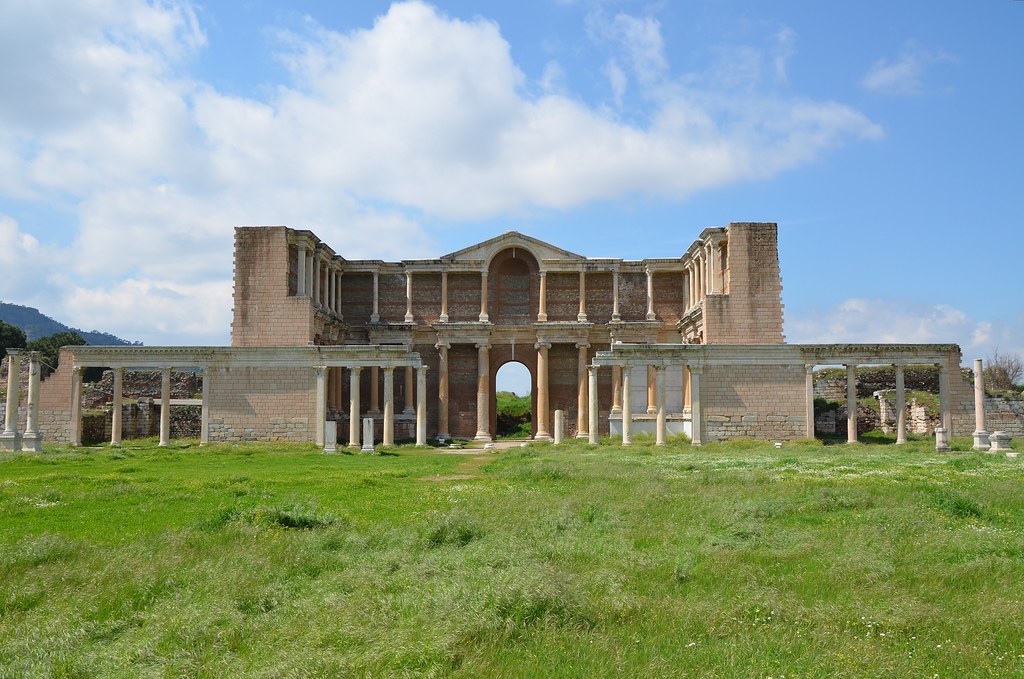 The Bath-Gymnasium complex at Sardis, probably completed in the late 2nd - early 3rd century AD, Sardis, Turkey