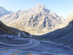 Uspallata Pass over the Andes