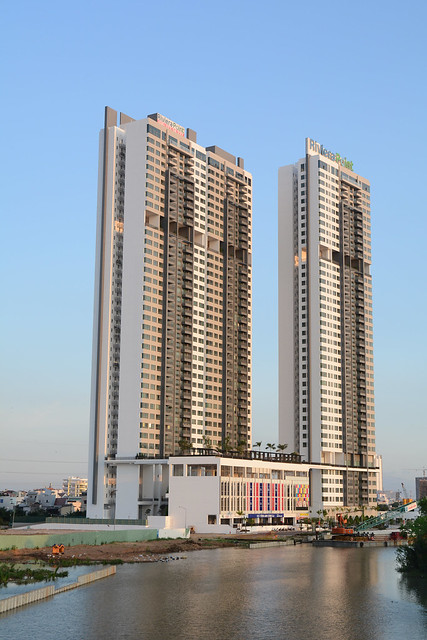 Modern buildings at Phu My Hung