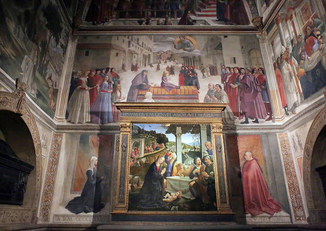 IMG_0190DA Florence. Santa Trinita. Cappella Sassetti. Chapelle Sassetti. Domenico Ghirlandaio (1449-1494