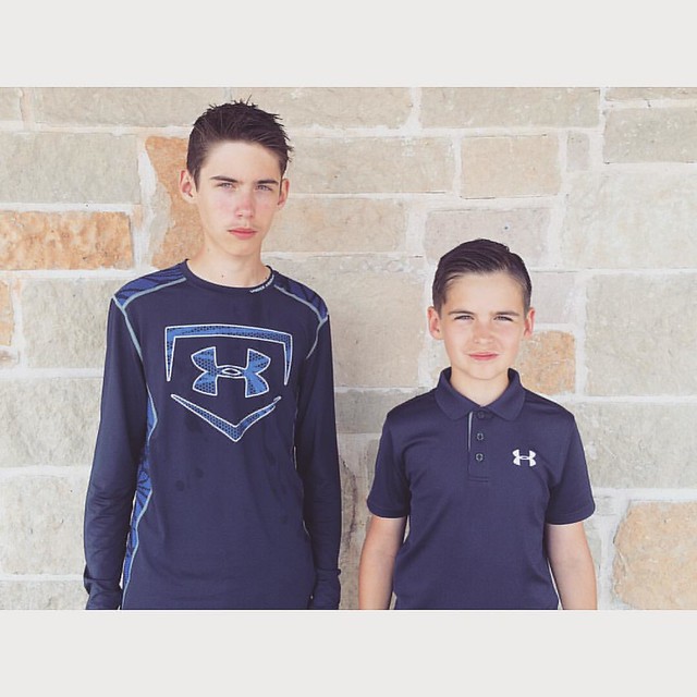 The bada__ bros brought to you by supercuts and under armor.
