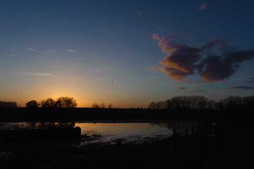 sunset by durktalsma, Belgium, late winter 2014.places belgium belgië europe flanders flemishardennes outdoor winter