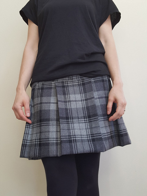 Scot Plaid Skirt 1