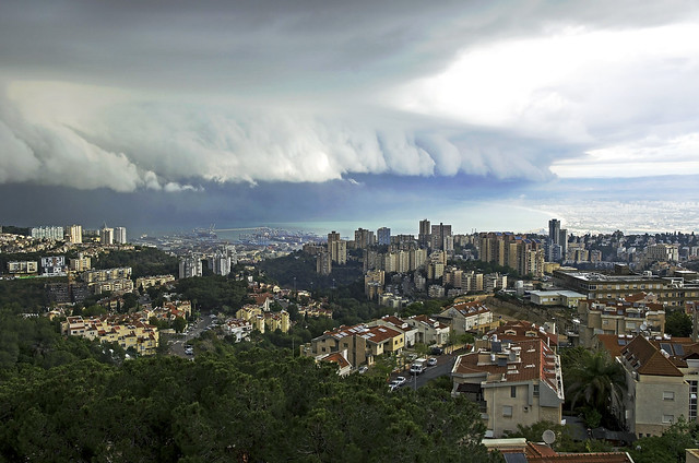 Haifa before the storm (Explored on 15.04.15)
