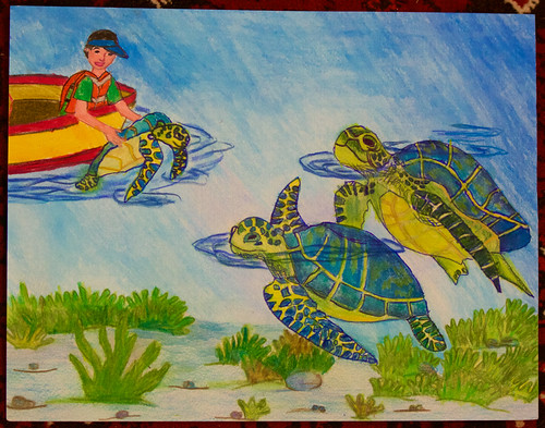 Nathan Chacko,6, Creative Expressions Art Studio, CA | by Endangered Species Coalition