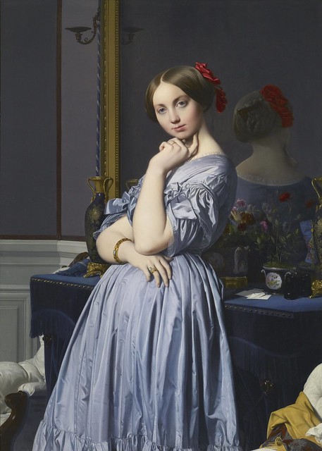 Dominique Ingres, Louise de Broglie,  gravin van Haussonville (ca. 1845)