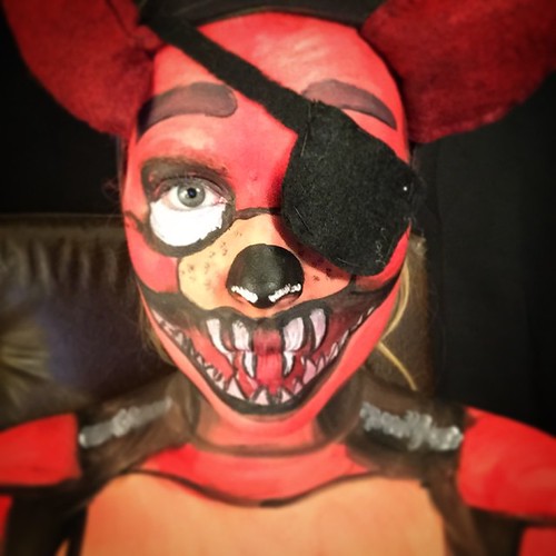 Up now! FNAF Foxy makeup tutorial now posted on my channel, so check it out and please like and subscribe! #fnaf #fivenightatfreddys #makeup #tutorial #scary #horror #halloween | by freakspfx