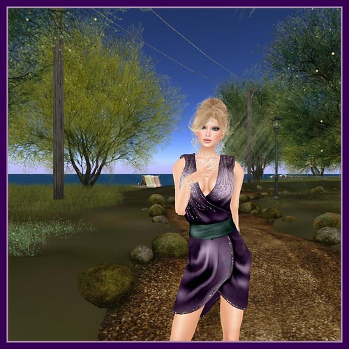 Purple Moon, Dress Me Purple Hunt: Mellie Dress (Hunt #10) | by Hidden Gems in Second Life (Interior Designer)