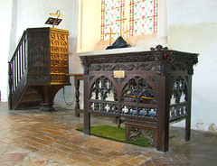 pulpit and reading desk