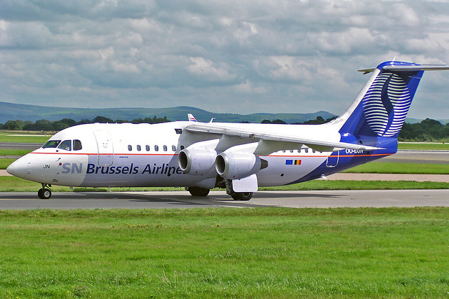 OO-DJN BAe 146-RJ85 Brussels Airlines MAN 15-08-04
