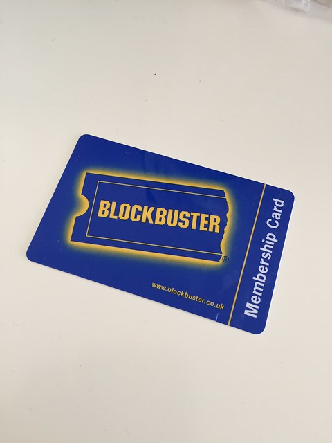 Blockbuster Video Membership Card