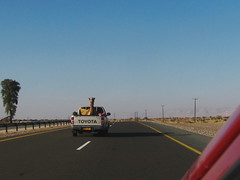 Being overtaken by a Camel on 4 wheels