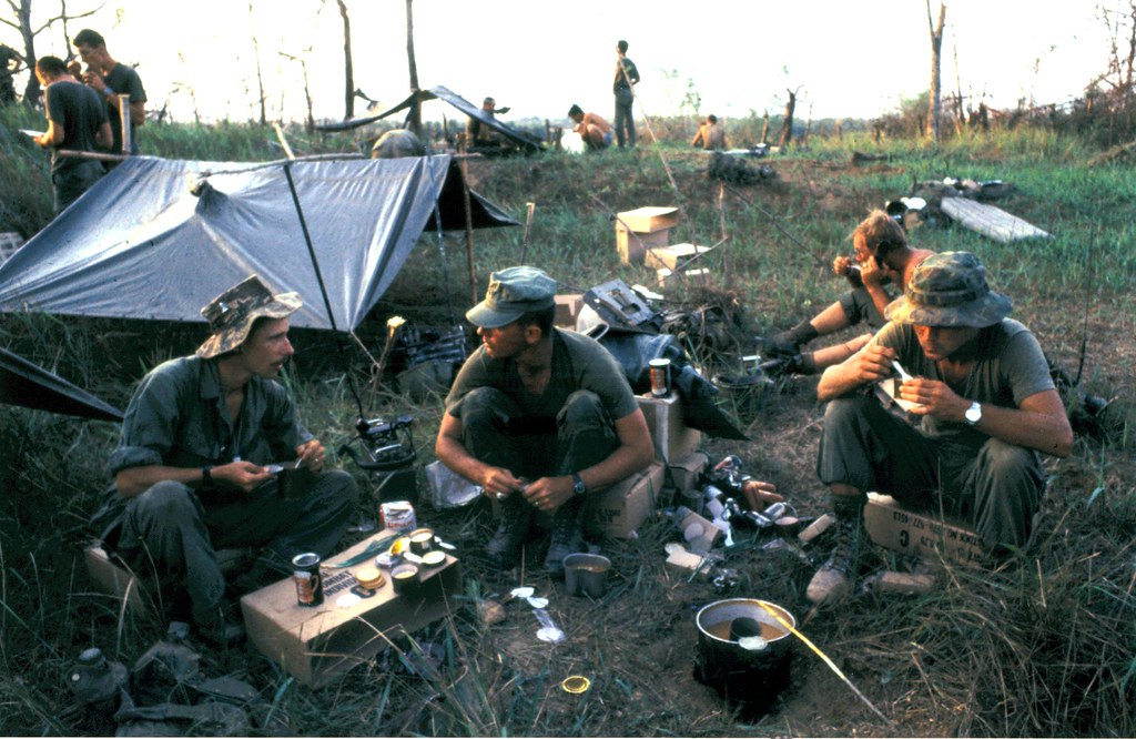 H Co, 2d Battalion, 5th Marines, Easter Meal, 1969