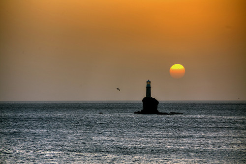 lighthouse sunrise spring aegean greece grecia griechenland andros cyclades grece kiklades
