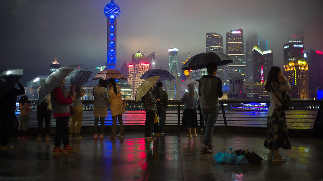 Rainy Night in Shanghai, May 2016