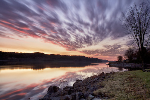 longexposure canada sunrise river quebec fjord saguenay leverdesoleil leefilter rivière