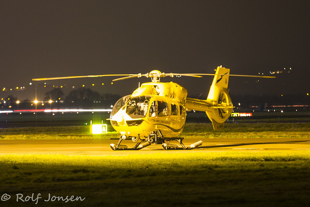 G-SASS Airbus Helicopters EC145 Scottish Ambulance Service Glasgow airport EGPF 15.12-15