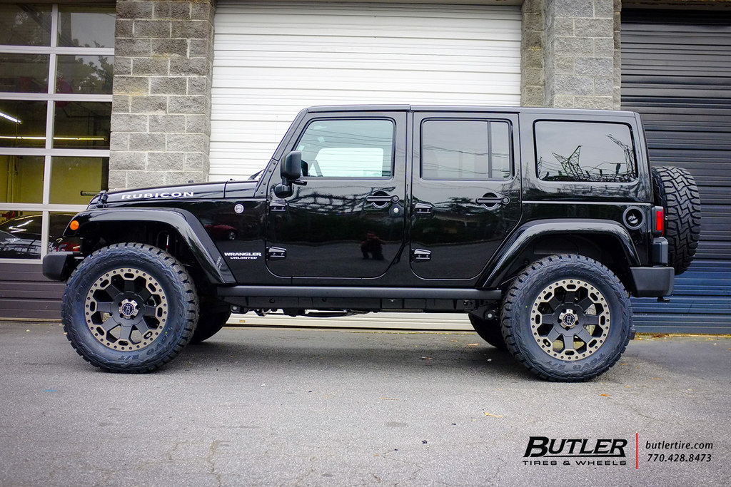 Jeep Wrangler with 20in Black Rhino Warlord Wheels | Flickr