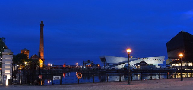 Albert Dock in the Blue Hour