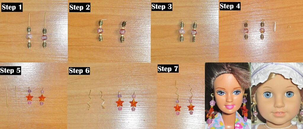 Piercing Barbies Ears and DIY Earrings  4 Steps with Pictures   Instructables