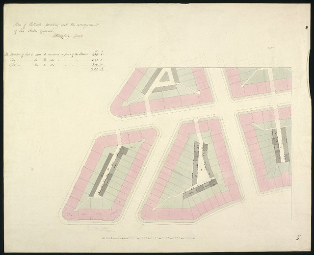 Plan of Hillside Pointing out the Arrangement of the Stable Ground, No.5