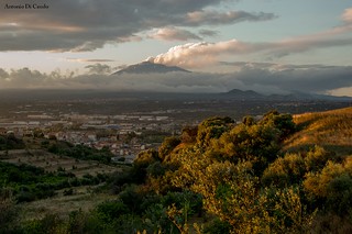 Etna , Sunset