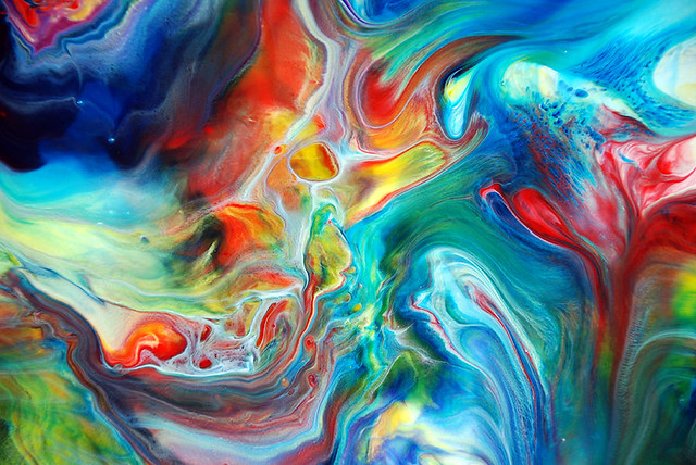 Fluid Painting Colour Detail