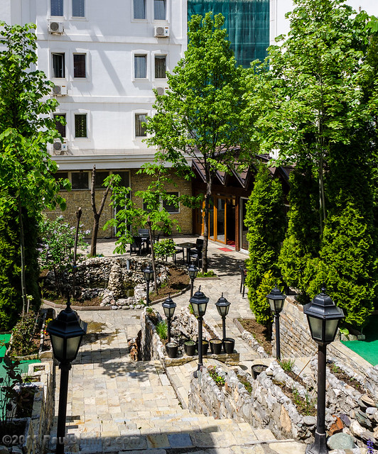 Hotel Afa Courtyard Stairs - Pristina, Kosovo - Pristina, Kosovo