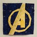 Avengers! Block #2 for hubby's superhero quilt.