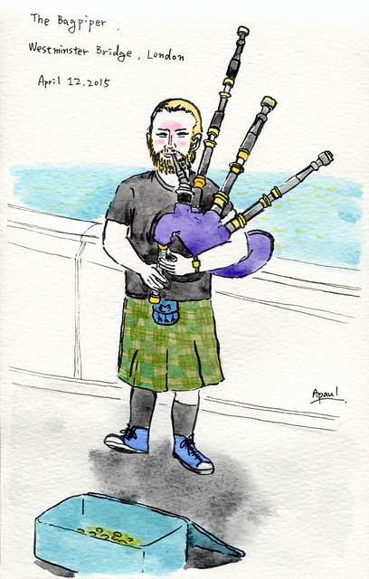 The bagpiper