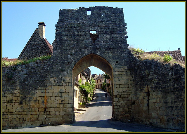 The old Door through the ramparts