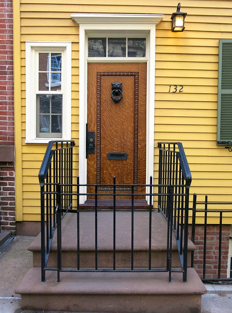 A wooden house from 1819, 132 Charles Street, Greenwich Village, New York City