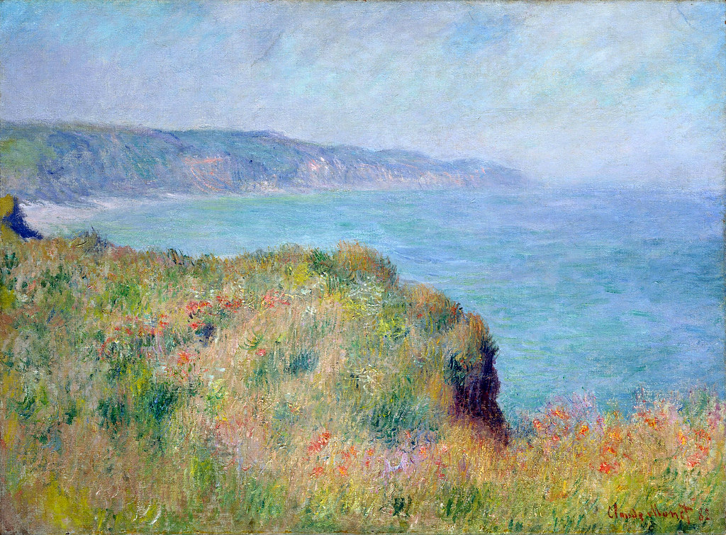 W 752  Claude Monet - Bord de la falaise à Pourville [1882]