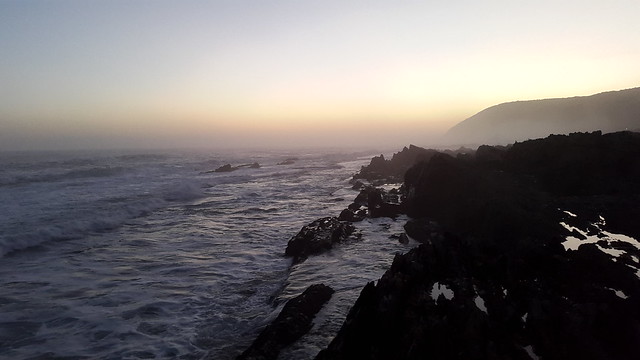 Sunset at Storms River Mouth - Otter Trail