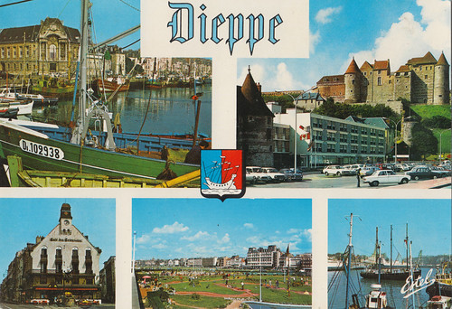 Dieppe old postcard, early 1970s | Frustrating that this is … | Flickr