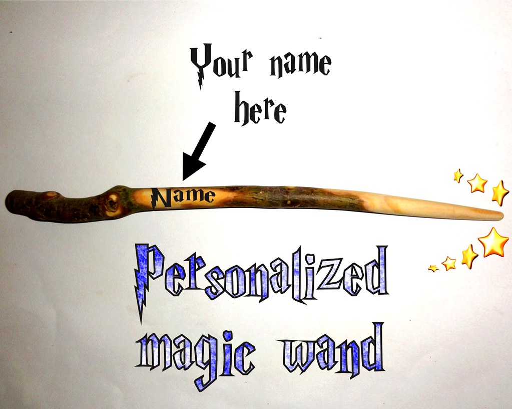 Magic Wand Harry Potter Personalized Name Unique Beautiful Gift Keepsake 