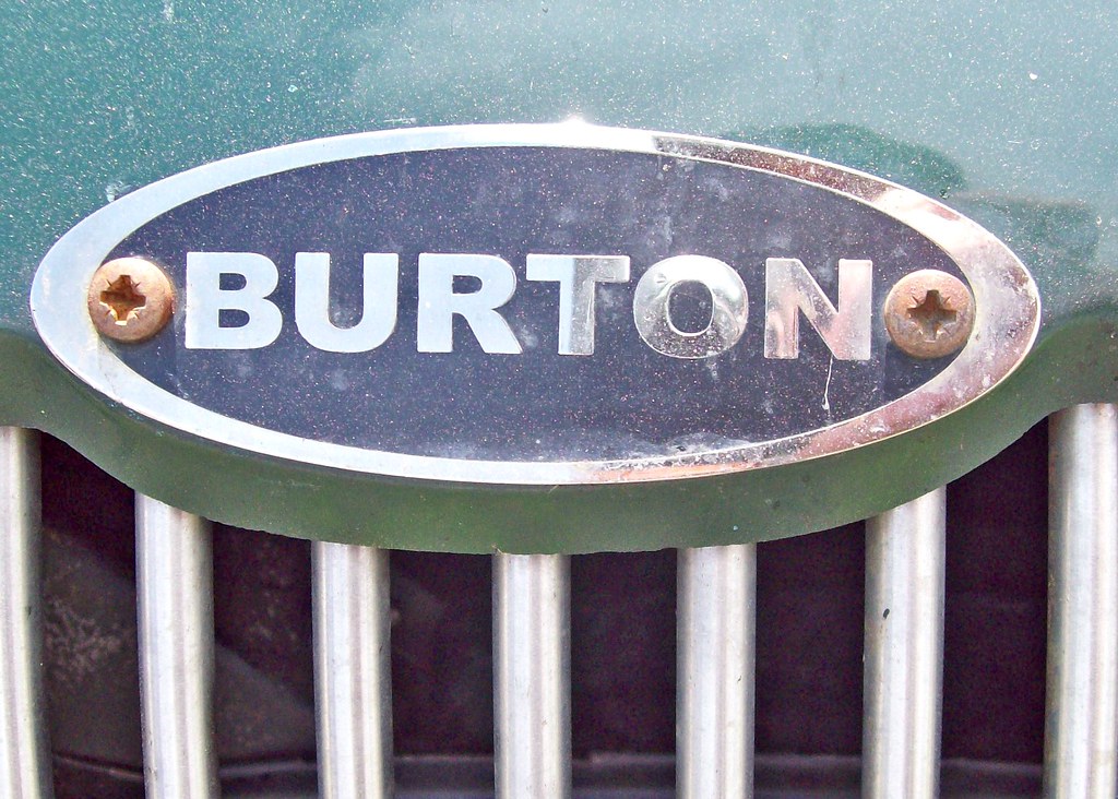 93 Burton Car Company Badge - History
