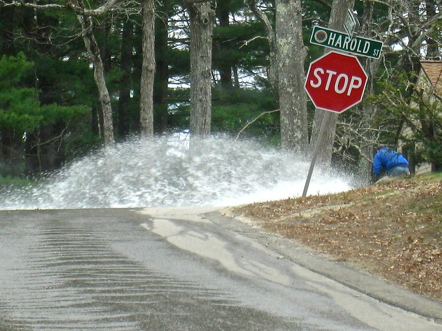 flushing the hydrants